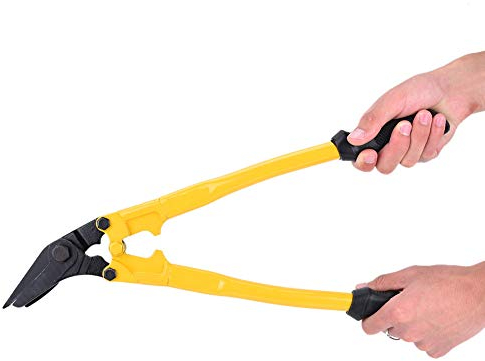 Heavy Duty Steel Strapping Cutter Wear Resistance Shock-Absorbing Non-Slip 450mm/18inch #60 chrome vanadium steel for Cuting Excess Steel Strip