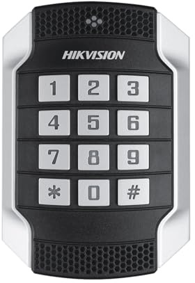 Hikvision DS-K1104MK - Lector de tarjetas con teclado a prueba de vandalismo
