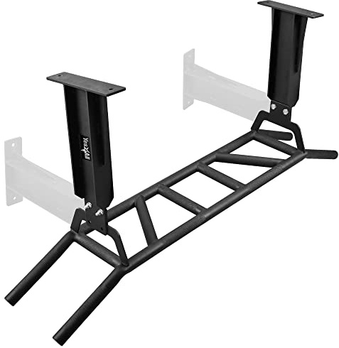 Yes4All Robuste Klimmzugstange zur Wandmontage, Multi-Grip-Deckenstärke/Balken-Halterung/Klimmzugstange für Zuhause, Fitnessstudio, tragbar