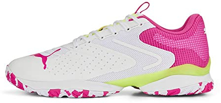 Puma Unisex Solarattack RCT Tennisschuh, Puma White Ravish Fast Yellow, 39 EU