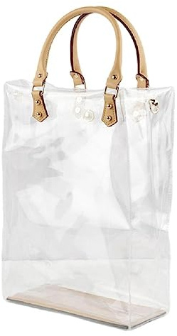 Navna Transparentes PVC-DIY-Tragetaschen-Handtaschen-Bastelset, handgefertigte Geschenktüten, Bastelzubehör, Werkzeug-Set, Geburtstags-, Urlaubstaschen-Herstellungsset für Mädchen Navna Transparentes