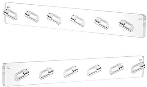 Holibanna 2St Schmuckständer Ornament-Präsentationsständer wandmontierter Kleiderständer Ausstellungsregale eine Halskette Halskettenhalter zur Wandmontage Wandschmuckhalter