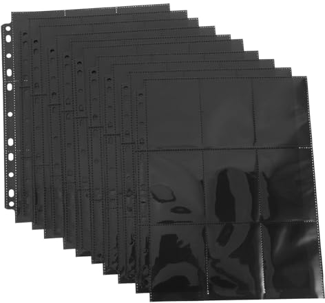 POPETPOP Kartenbinderseiten Kartenbinderhüllen Sammelkarten-aufbewahrungsalbum Mit 180 Fächern Leicht Und Tragbar Für Kartensammler