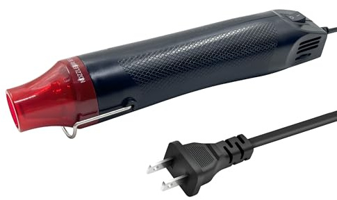 Mini pistola de calor para manualidades, pistola de calor de 300 W con ajustes de temperatura variables, herramienta de pistola de aire caliente de calor de calor rápido para manualidades, pistola de