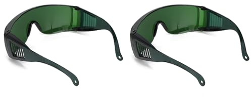 Walfront 2 Stück Schutzbrille Lichtfilter 405 bis 1064 nm Wellenlänge 80% Lichtfilter blockiert 650 nm rotes Licht 445 nm blaues Licht und 405 nm blaues Licht