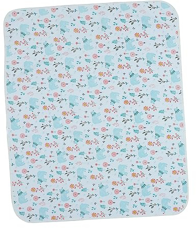 Tragbare Windelmatte 1 Stück, Faltbar, Baumwolle | Bettwäsche, Atmungsaktive Babywindeleinlage, Rutschfest, für Unterwegs und Tierbett Zufällige Farbe