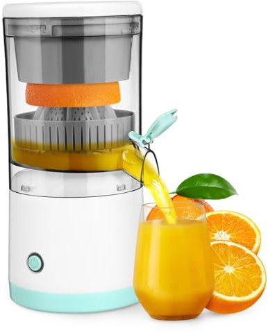 MAGICLULU Presse-agrumes Portable Électrique Sans Fil Juicer Machine Autonome Pour Oranges Citrons Fruits Variés Avec Batterie Longue Durée Facile à Nettoyer