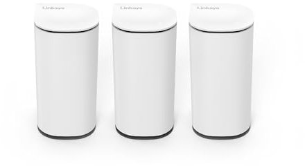 Linksys Velop Micro 7 Mesh System | Dual-Band with BE5000 WiFi Speed | Whole Home Coverage up to 200 m2 per Node | 2.5 Gbps Ethernet | 1.8X faster WiFi than W-iFi 6 | 3-Pack