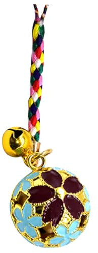 LABRIMP Ciondolo Sakura Campanella per Auto Decorazione Charm per Borse e Portachiavi Design Adorabile e Accessorio Versatile per Eventi