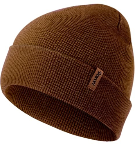 ROXUN Beanie for Men Women Winter Hat Warm Windproof Skull Stocking Cap | classic cuffed beanie, soft, stretch-knit fit, suits daily wear, hiking, skiing, cycling, outdoor sports, jogging