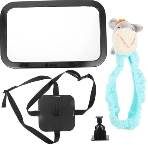 WEKAMOS Specchietto Retrovisore Auto per Osservazione Posteriore e Resistente Supporto Stabile per Sedile Posteriore