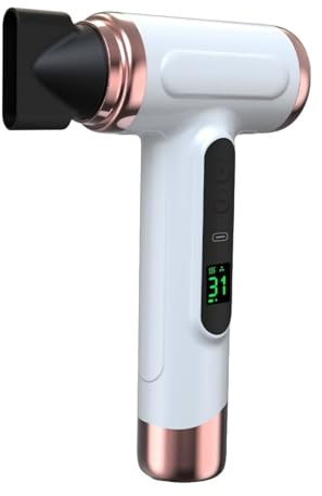 Asciugacapelli Senza Fili 15000mAh – Phon Portatile USB Ricaricabile 200W con Aria Calda e Fredda, Compatto per Viaggi, Campeggio e Dormitori Studenteschi