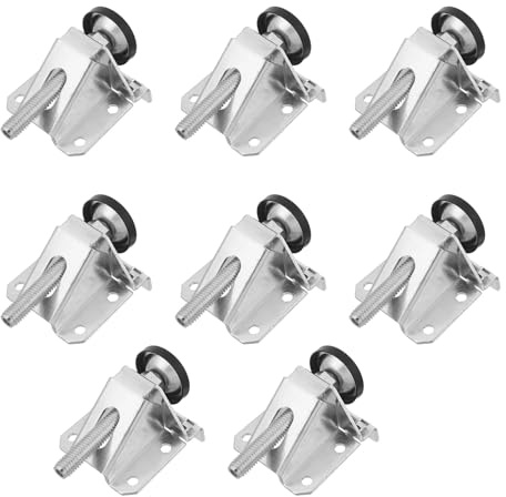 ETHZZLE 8pcs Heavy Duty Wardrobe Adjusting Feet Furniture Workbench Leveler Legs Workbench Adjustable Feet Adjustable Leg Riser Levelers Silver