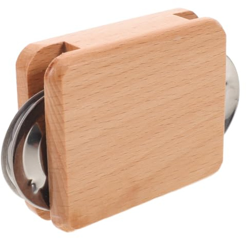 DRESSOOS Palillos de Madera y Metal para Cajón, Tono Brillante Uniforme, Acabado Mate Portátil, Estilo Español para Baile Flamenco y Conciertos al Aire Libre