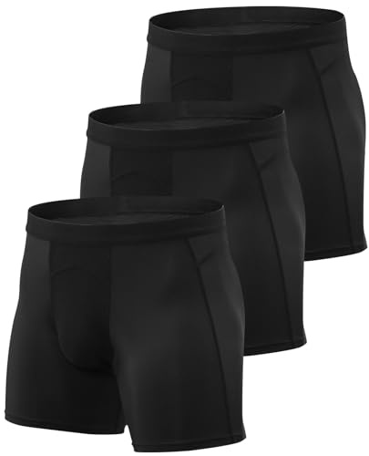 Niksa Bóxer para Hombre(Pack de 1/2/3) Calzoncillos Bóxers, Calzoncillos Deportivos para Hombre Ropa Interior Funcional Pantalones Cortos de Ciclismo Shorts de compresión