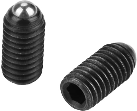 Tornillo Hexagonal M8 Acero al Carbono, Juego de 10 Pernos con Bola de Resorte, M8x16mm, para Fijación | Tornillo Hexagonal M8 en Acero al Carbono, Juego de 10 Pernos con Bola de Resorte M8x16mm, Fijación Rápida