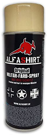 Militär Sprayfarben Farbspray Lack RAL Farben Bundeswehr Restaurieren, RAL Farben:RAL 1015 Hellelfenbein glänzend