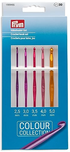 Prym - Prym (2.50-5.00mm) Virkade Krokar - 1 Virkade Krokar