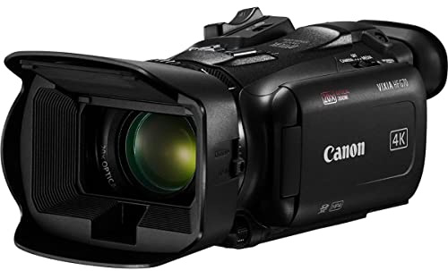 Canon VIXIA HF G70 Camcorder 1/2.3 4K UHD CMOS Sensor 20x Optical Zoom, 800x Digital Zoom, Image Stabilization, HDMI, USB Live Streaming, Time Stamp On-Screen Display Recording