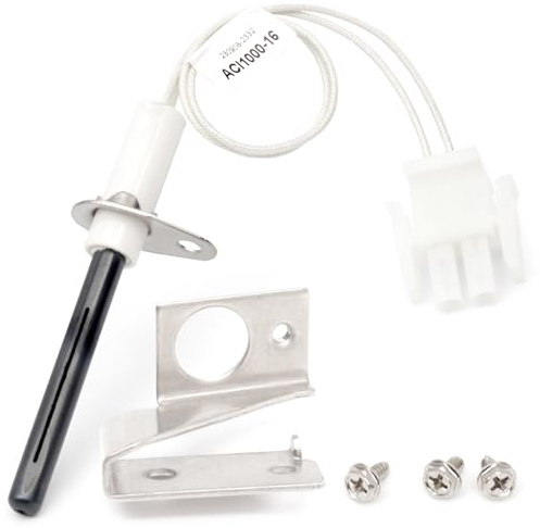 Upgraded 903110 903110A Furnace Hot Surface Ignitors 632504 With Plug, Round Silicon Nitride Universal Hot Surface Igniters Kit 632313,632313C, FC047 fit for Nordyne Furnace Igniters for M1/Mg1E Unit