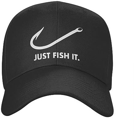 Baseballkappe Hip Hop Sonnenhut Punk Unisex Angeln Just Fish It Trucker Hut Erwachsener Fischer Verstellbare Baseballkappe Männer Frauen Sport Snapback