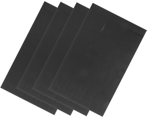 EXCEART 4 Blätter Verdunkelungsaufkleber Verdunkelungsfensteraufkleber LED-Abdeckblätter Lampenschirme Nagelaufkleber praktische Leuchtaufkleber lichtundurchlässiger Aufkleber Klimaanlage