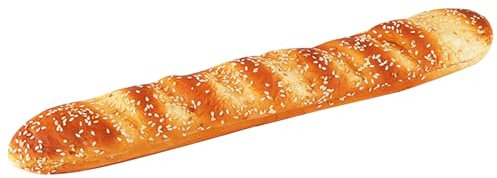 Weduspaty Faux Pain à Pain 18,9 '' Faux Aliments PU Aliments artificiels pour Afficher Pain Artificiel Pain français réaliste prétend Jouer la Nourriture propul