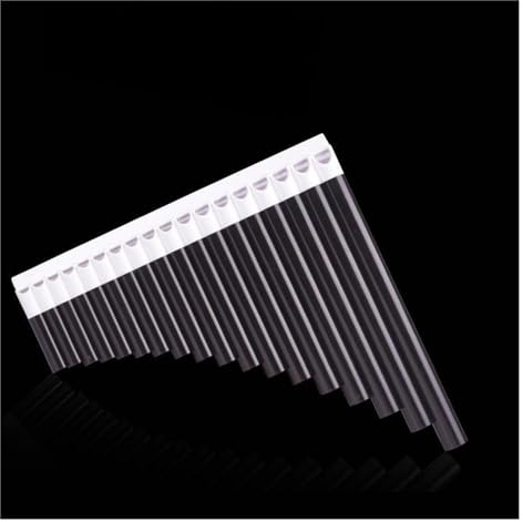 Professionelle Panflöte 18-Pfeifen-Einsteiger-Performance-Instrument-Panflöte In C-Tonart (Color : 3/4)