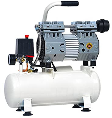 VCHICS Macchina del compressore d'Aria Mobile del Laboratorio odontotecnico 1PC TG12-680-12L Macchina del compressore d'Aria silenziosa Senza Olio del compressore d'Aria Piccolo