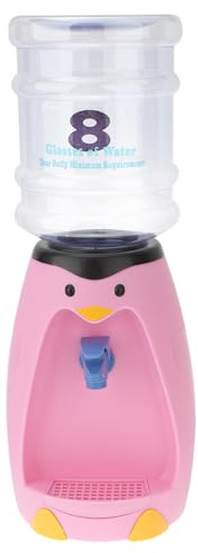 Ciieeo Mini Water Dispenser 0.53 Gal Portable Non-Heating Cartoon Drink Machine Lovely Home Water Fountain for Office Outdoor Use