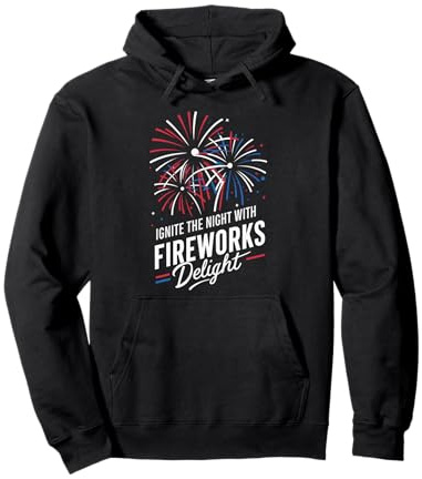 Der Direktor von Fireworks Ignite The Night With Fireworks Delight Pullover Hoodie