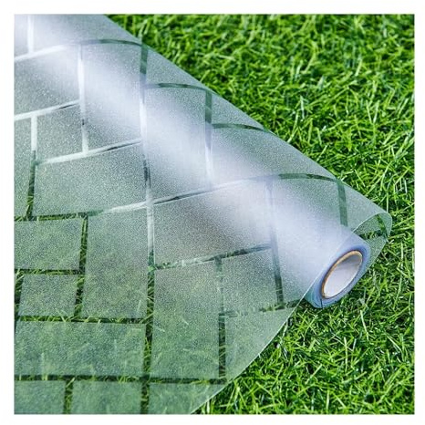 EKalgretrA Film Fenetre Anti Regard Transparent Film de confidentialité for fenêtre, Film for fenêtre en Verre givré, Film teinté for la Maison, Statique, Amovible(30x100cm)