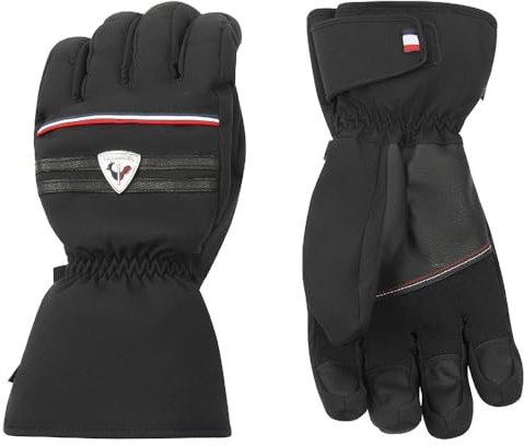 Rossignol Herren Handschuhe Skihandschuhe Legend IMPR, Farbe:Schwarz, Artikel:-200 black, Größe:L