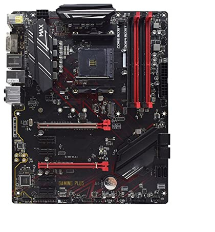 Carte mère Fit for MSI B450 Gaming Plus Max Prise de la Carte mère AM4 DDR4 128GB USB 3.2 m. PC IE .0 ATX Placa-Mãe for Ryzen 7 570 0G 3700x Processeur