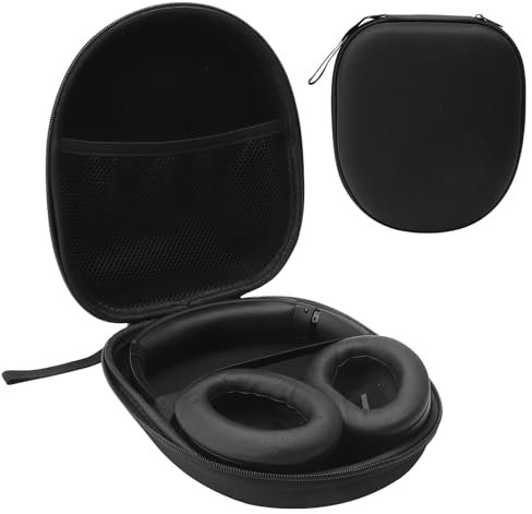 APOMOONS Etui pour Casque de Type Over Ear, étui Rigide de Rangement pour Casque, de Protection pour Sac de Voyage, étui Portable Anti Chute pour Casque, pour Un Transport Facile en Voyage
