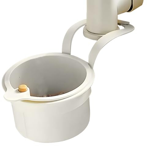 Altura del canal de cocina - Tamiz de alimentos DRIP MANG para fregadero - Estante de pie de Accesorios de cocina para experiencia en limpieza de cocinas