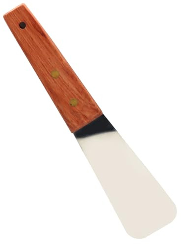Hitefu Stainless Steel Ice Cream Spade, Heavy Duty Dessert Shovel & Butter Cutter with Ergonomic Wooden Handle