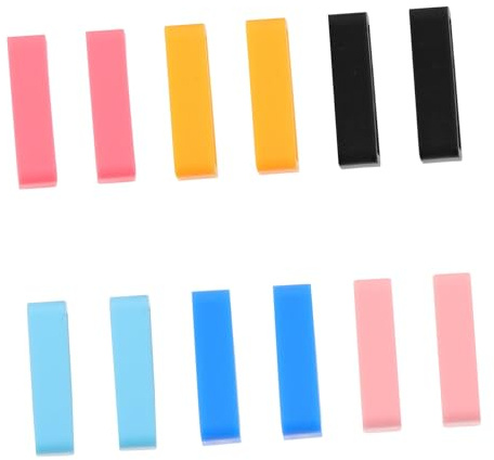 Kisangel Anneaux en Silicone Accessoires Robustes et Faciles à Installer pour Bracelets de Montre 12 Pièces Compatibles Bracelets de Montre et Bande Silicone