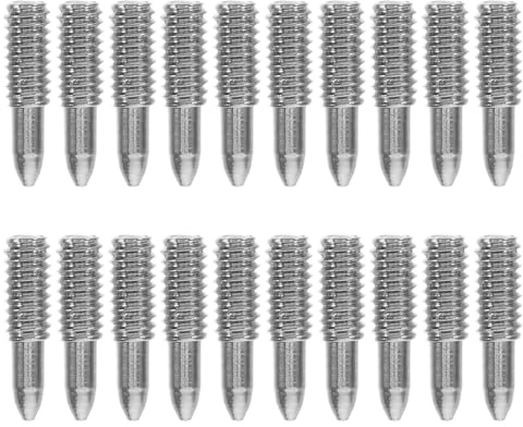 Klarinettenschraube 20 Stück Flach 7, 5x2mm aus Metall Silber | Ersatzteile für Wartung, für Holzblasinstrumente, für Reparaturarbeiten, Musiker und Werkstatt