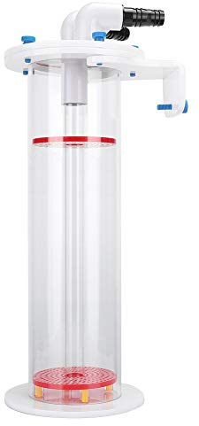 YUANKEECE Ultramicro Hole Bio Filter Reattore per acquari, montaggio a parete, acrilico, facile da smontare coperchio superiore, aggiunta diretta di fagioli, design salvaspazio