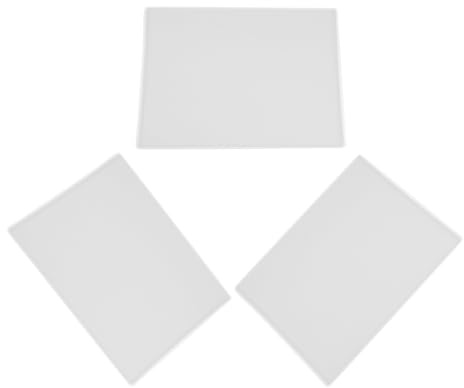 PRETYZOOM Molde de Silicona Epoxi para Mantel Individual Multiusos, 3 Piezas Reutilizables, Resistente al Desgarro, Tapete para Fundición y Manualidades de Resina, Adecuado para Bricolaje
