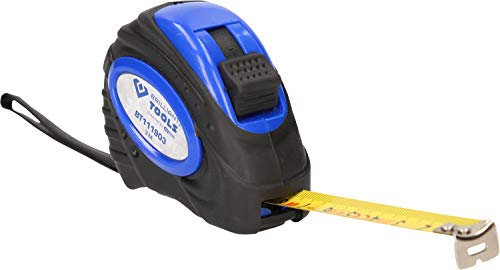 BRILLIANT TOOLS BT111903 Massband Metro a Nastro, Nero e Blu, 1-TLG