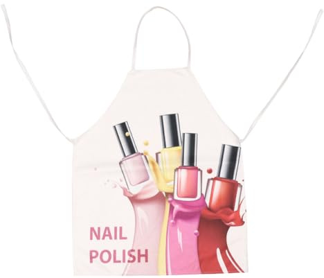 Lurrose Nagel Tech Schürze Einstellbare Hals Lang Krawatten Kosmetik Manikurist Switsch Scheuer Nagelstudio Schürze Nagel Techs Kunstbedarf