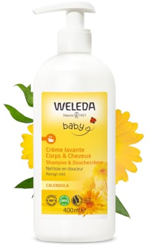 Weleda Jabón Líquido de Caléndula Para el Cuerpo y el Cabello 400 ml