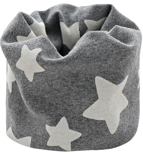 Winterschal Junge Mädchen Rundschal Baby Loop Schal Baumwolle Atmungsaktiv Schlauchschal Winddicht Halstuch Multifunktionstuch Cartoon Kinderschal Herbst Winter Schal Halswärmer für 0-12 Jahre Kinder
