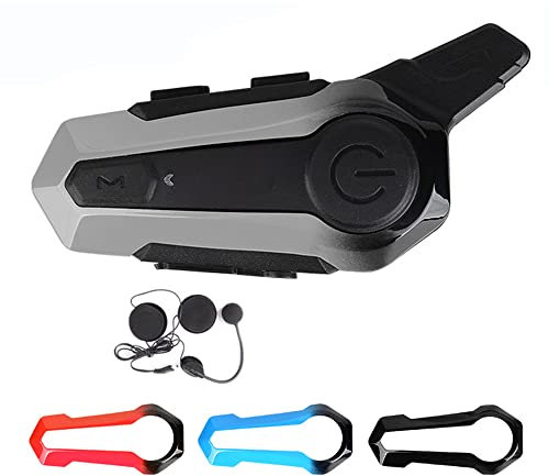 CENMEN Interphone Bluetooth pour Écouteur Interphone Universel avec Réduction du Bruit pour Cadre un 3 Couleurs par Moyen