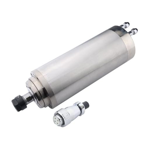 Kit Motore Mandrino Raffreddato Ad Acqua For Lavorazione Del Legno Da 2,2 KW 220 V 80 * 225 Mm, Velocità 24000 Giri/min, 3 Cuscinetti, For Fresatrice For Incisione CNC For Lavorazione Del Legno