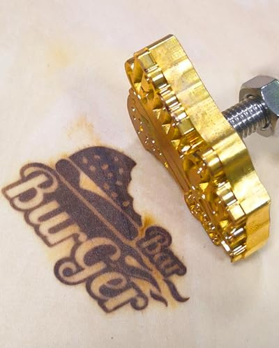 Brandeisen mit individuellem Logo für Holz, Leder, Fleisch, für Hochzeiten und Handwerksliebhaber (5,08 cm)