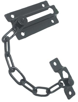 Garde-chaîne de porte de forage - Garde-chaîne de porte de sécurité, chaîne de sécurité de serrure de porte résistante à la rouille | Serrure à chaîne antivol, loquet de porte poli, chaîne