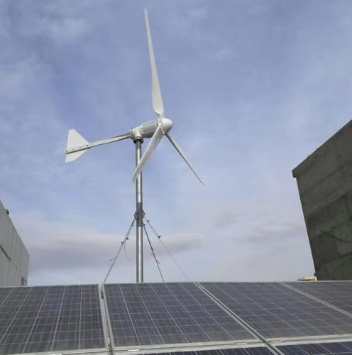 KX-ENERGY 5000W Horizontale Windkraftanlagen 3-Phasen Windturbinen Permanentmagnet Generator 48V 96V 220V 380V 3 Klingen Windmühle Home Energy Windräder